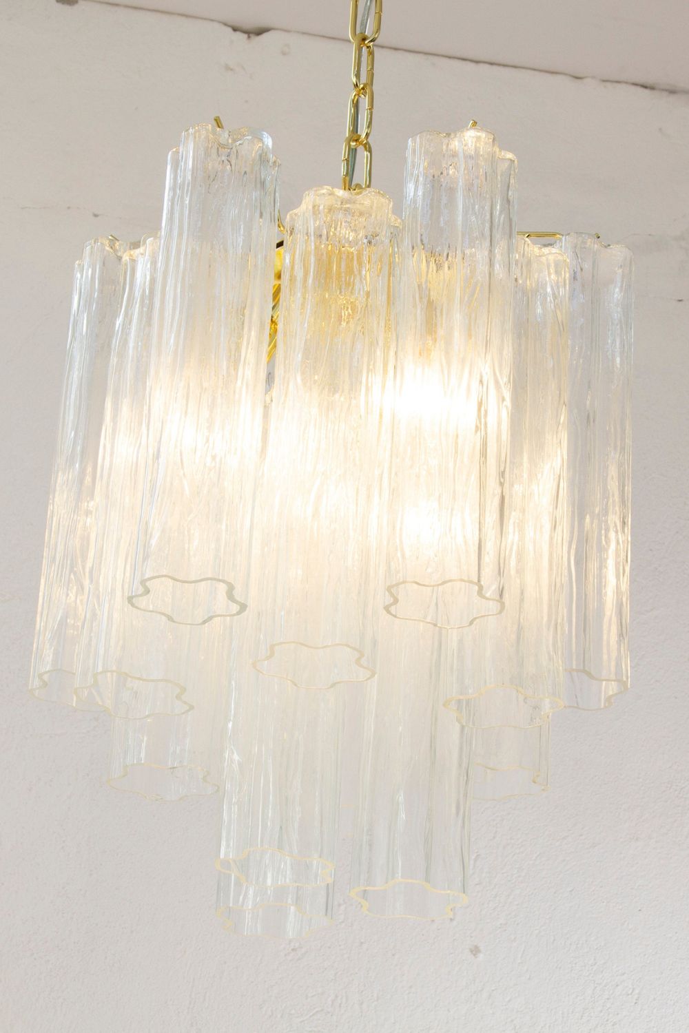 Tronchi Italy clear Art Glass Chandelier - view 6 | everlamps