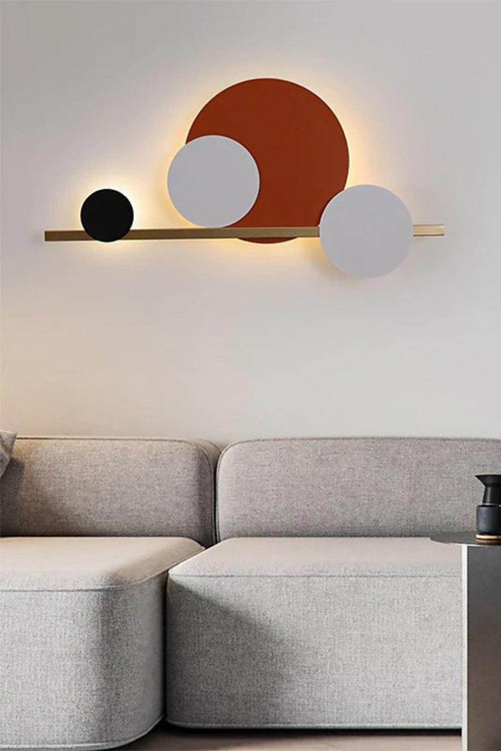 4 Circle LED Wall Light - view 3 | everlamps