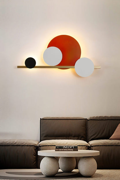 4 Circle LED Wall Light - view 5 | everlamps