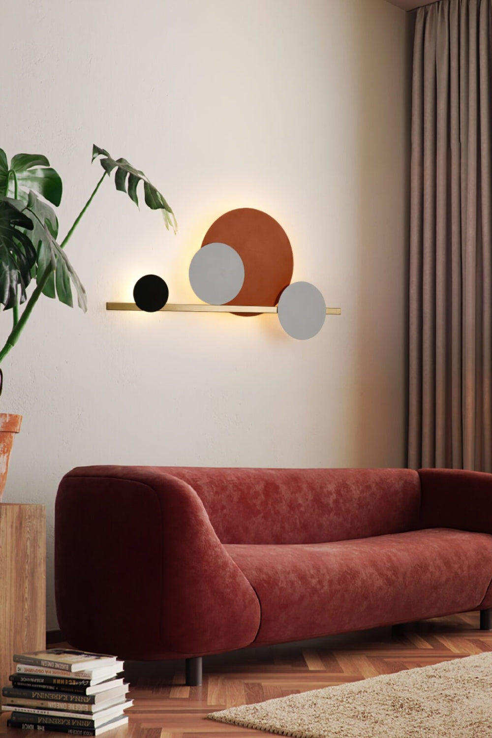 4 Circle LED Wall Light - view 6 | everlamps