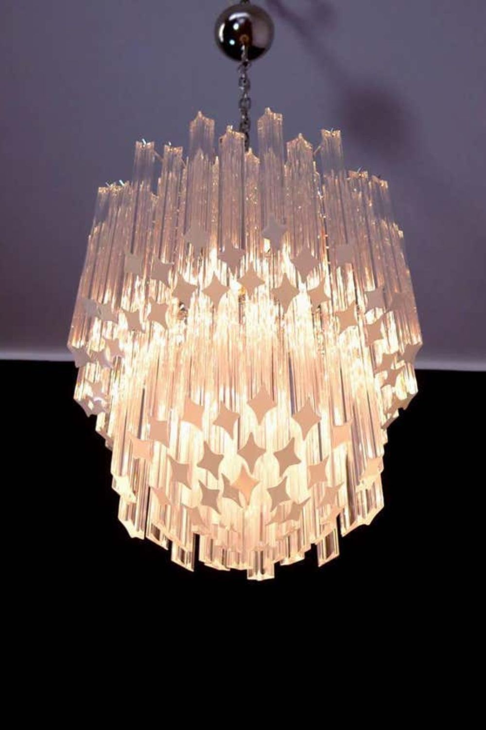 Venini Style Art Quadriedri Chandelier - view 5 | everlamps