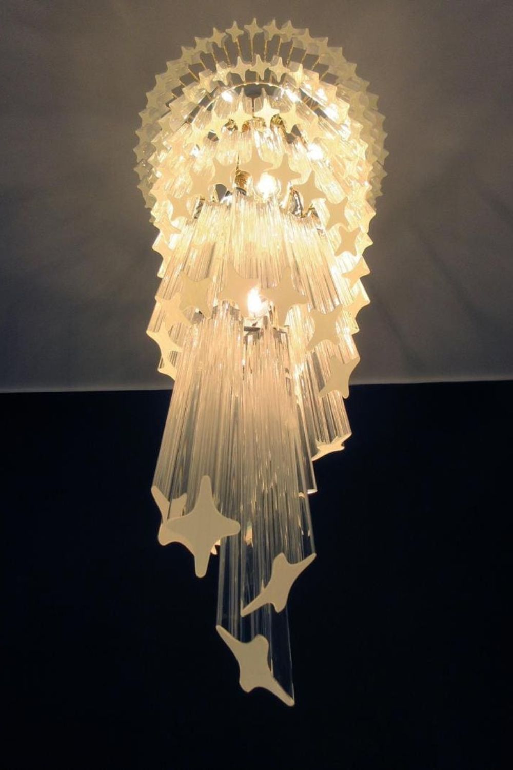 Venini Art Spiral Crystal Chandelier - view 11 | everlamps