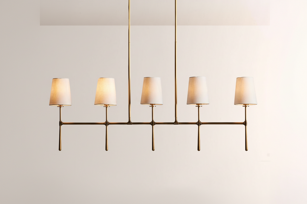 Rhodes Linear Chandelier 5 / 6 Light - Everlamps