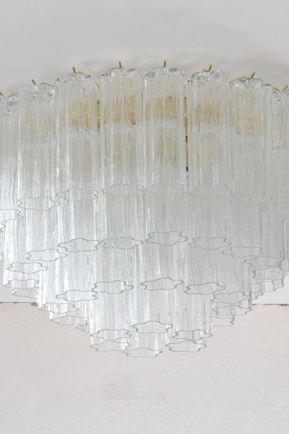 Clear Art Glass Tronchi Ceiling Light - view 4 | everlamps