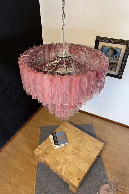Art red cloud glass multi-layer chandelier - view 5 | everlamps