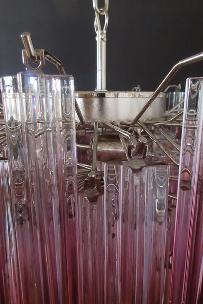 Amethyst Art Glass Prism Chandelier - view 10 | everlamps
