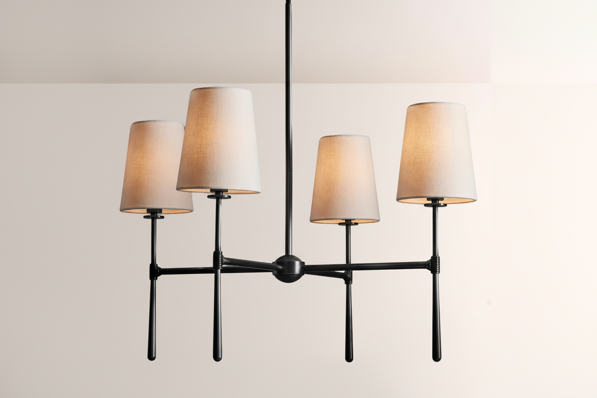 Rhodes Round Chandelier 4/6 Light -Everlamps