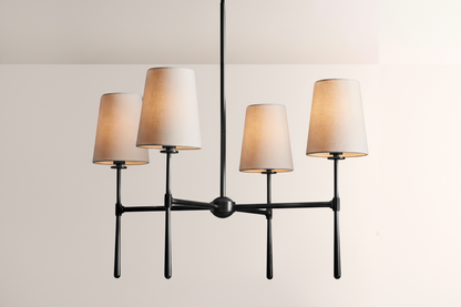 Rhodes Round Chandelier 4/6 Light -Everlamps