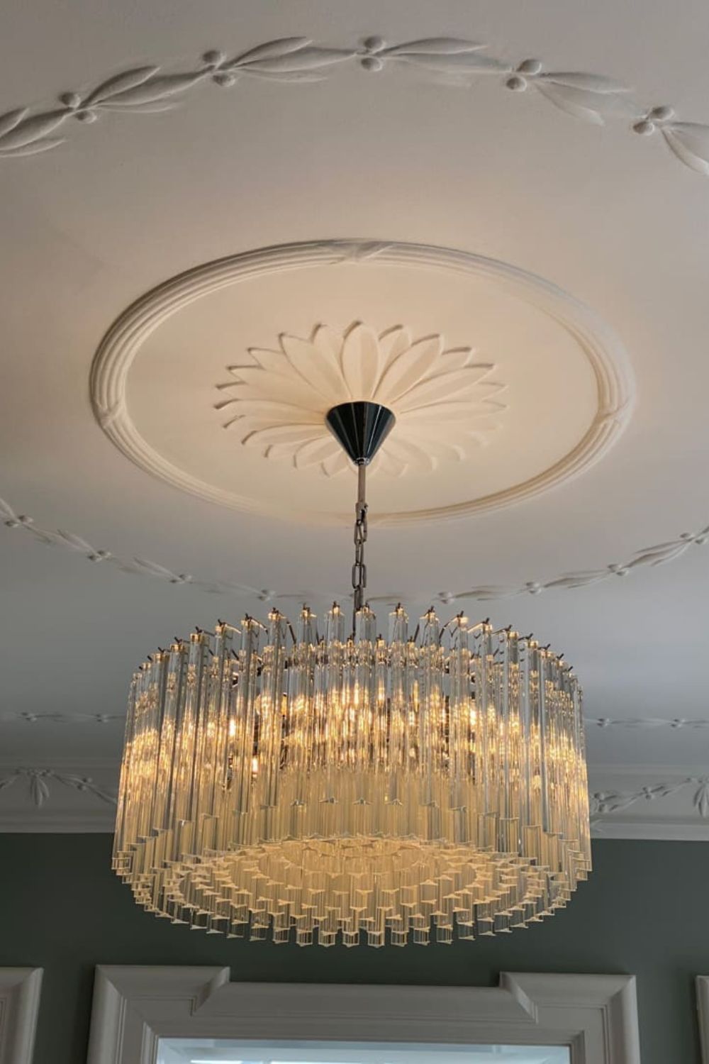 Art Transparent Prism Triedri Chandelier - view 8 | everlamps