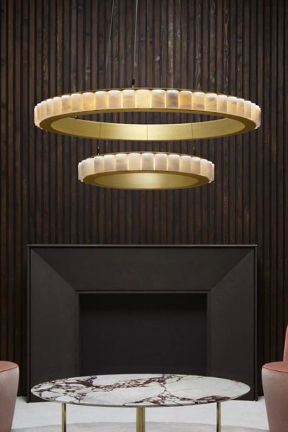 Avalon Halo Chandelier - everlamps