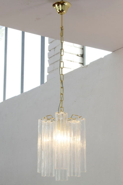 Clear Glass Tronchi Suspension Lamp - view 2 | everlamps