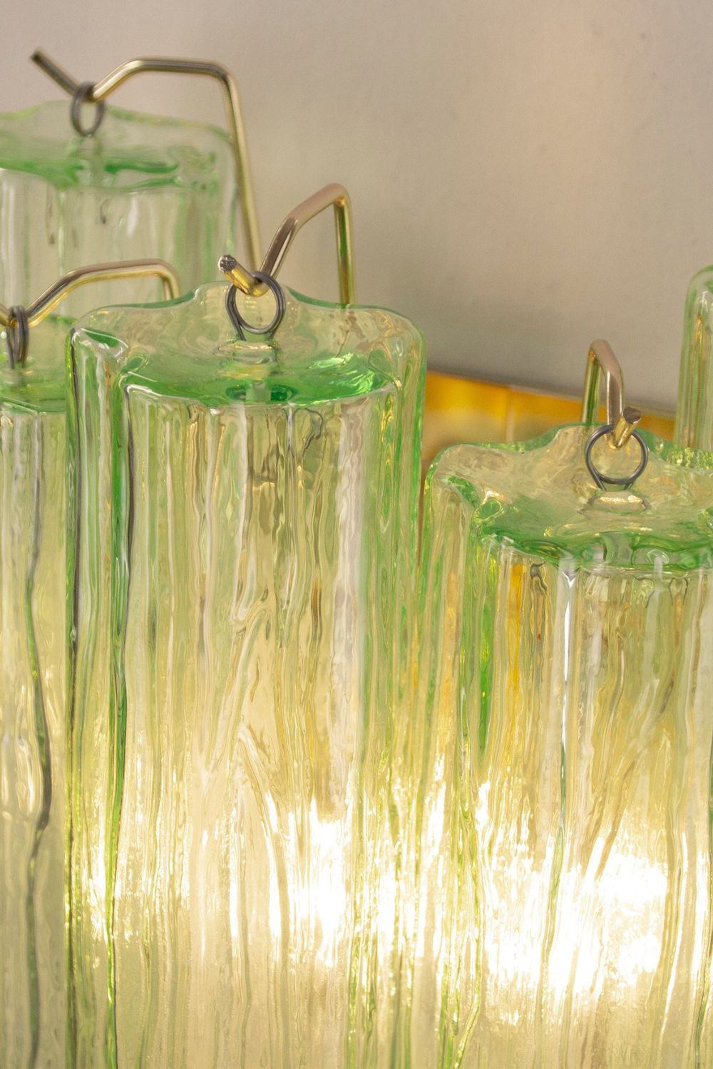 Bright Green Art Glass Wall Lamp - view 12 | everlamps
