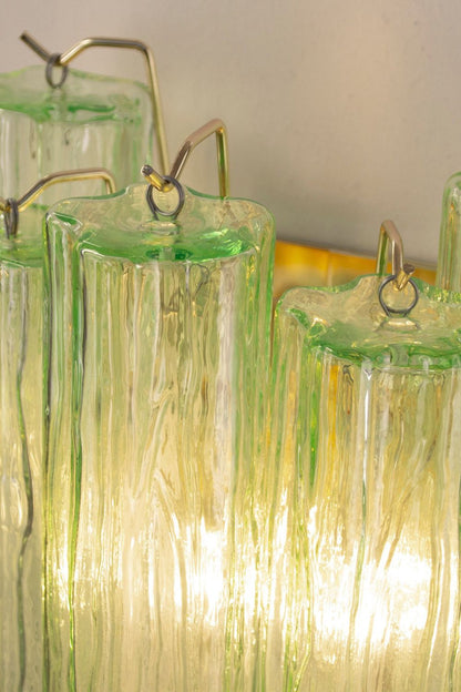 Bright Green Art Glass Wall Lamp - view 12 | everlamps