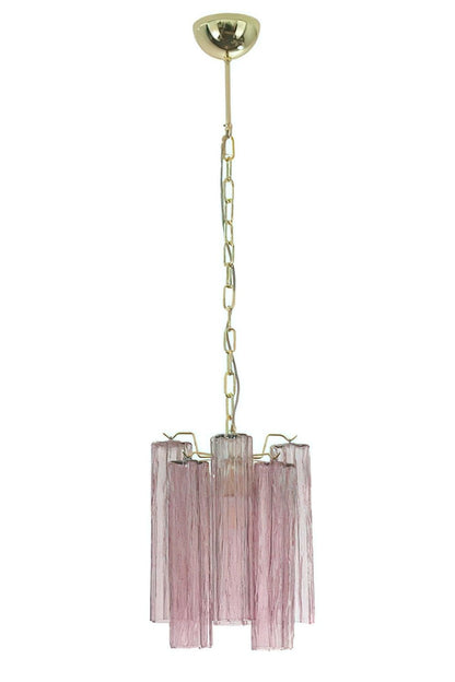 1990s Art Amethyst Glass Chandelier - view 8 | everlamps
