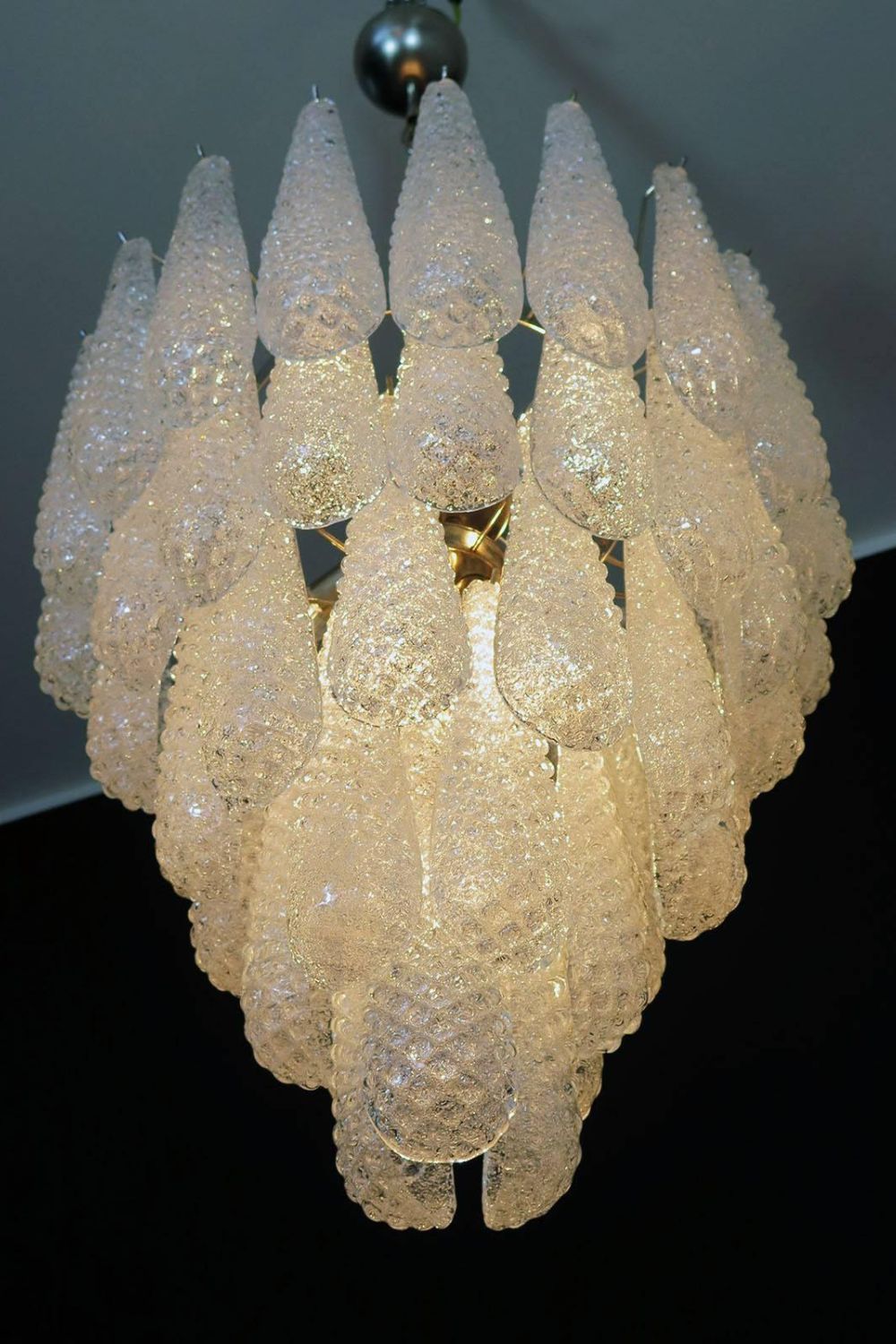 Murano Honeycomb Glass Chandelier - everlamps