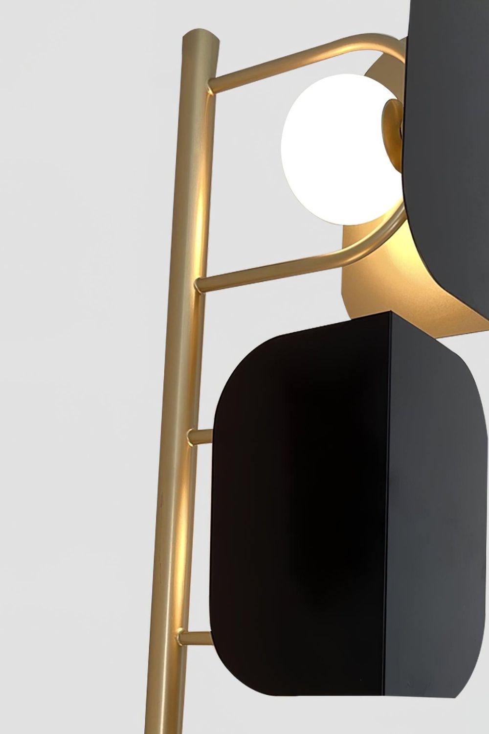Leagan Stacked Panel Modern Floor Light - view 15 | everlamps