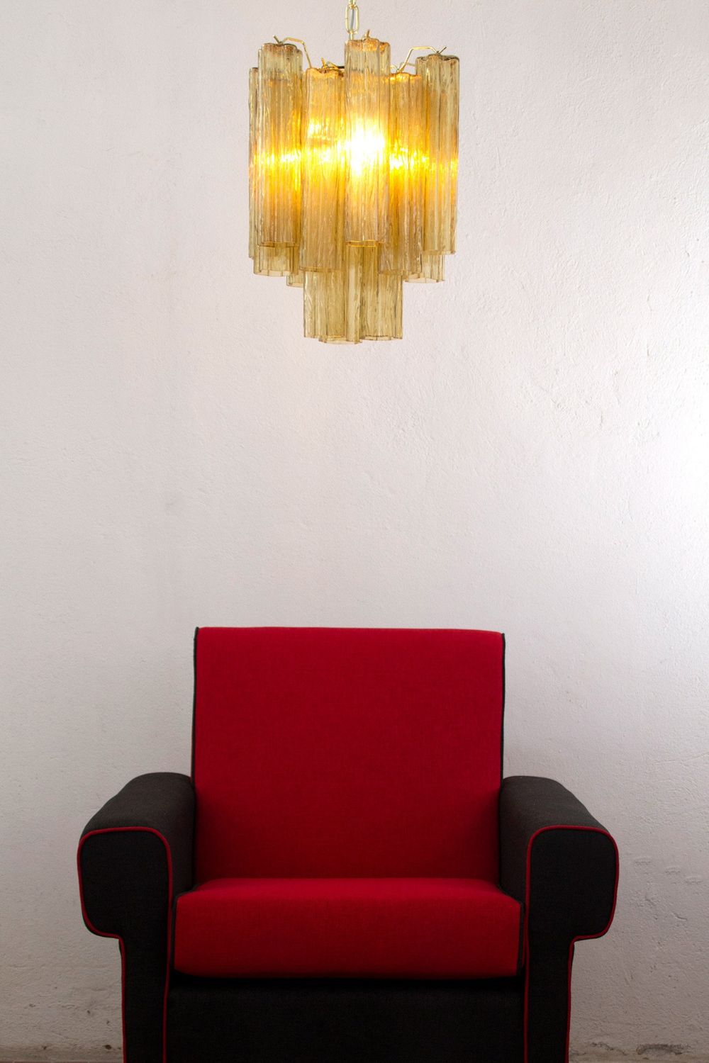Italian Smoked Art Glass Pendant Light - view 3 | everlamps