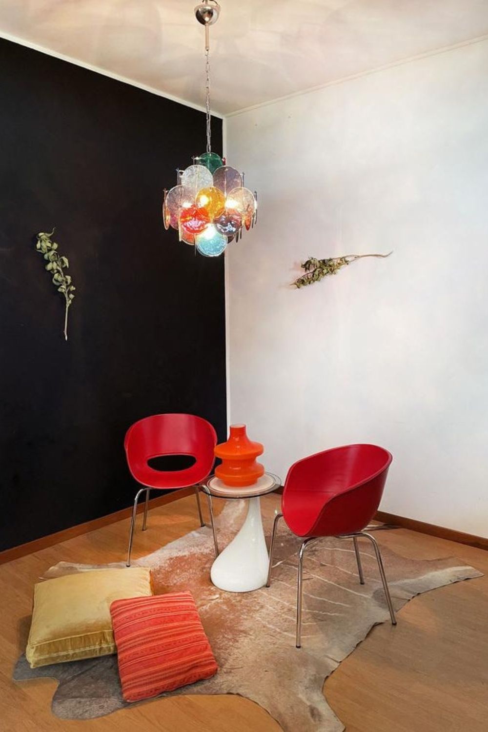 Art Glass Disc Pendant Light - view 7 | everlamps