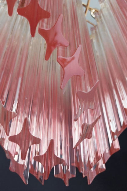 Vintage Pink Art Quadriedri Prism Chandelier - view 11 | everlamps