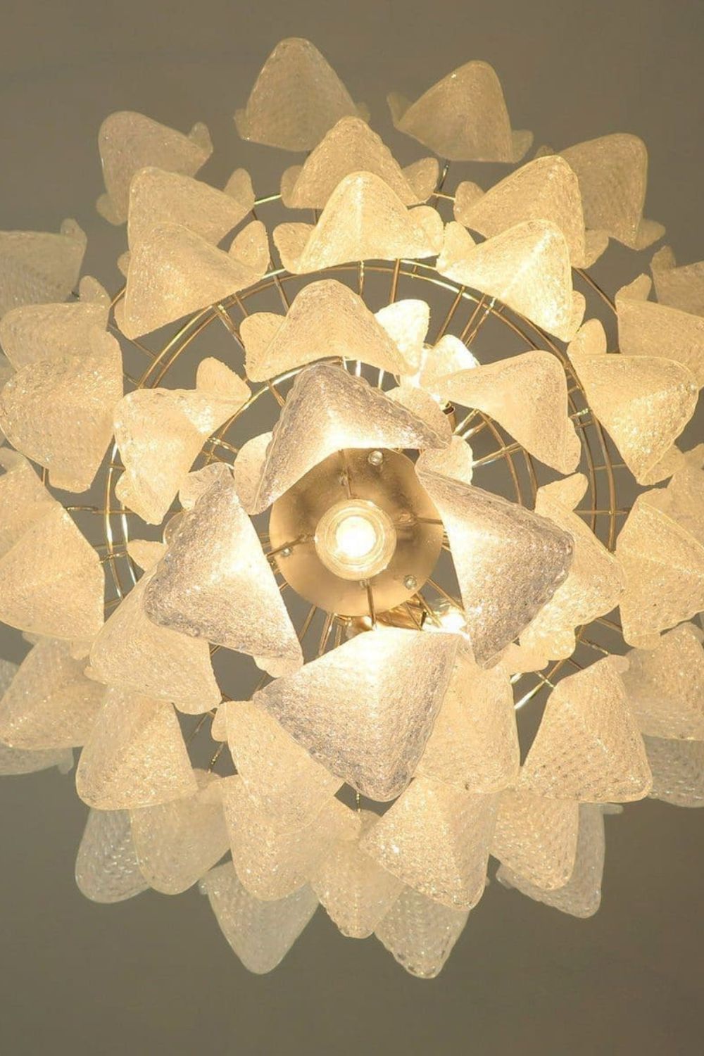 Rondini Transparent Art Glass Chandelier - view 11 | everlamps