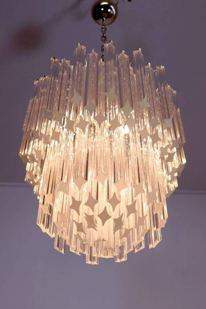 Venini Style Art Quadriedri Chandelier - view 9 | everlamps