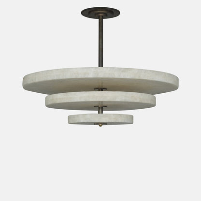 Lira Tiered Alabaster Pendant Light