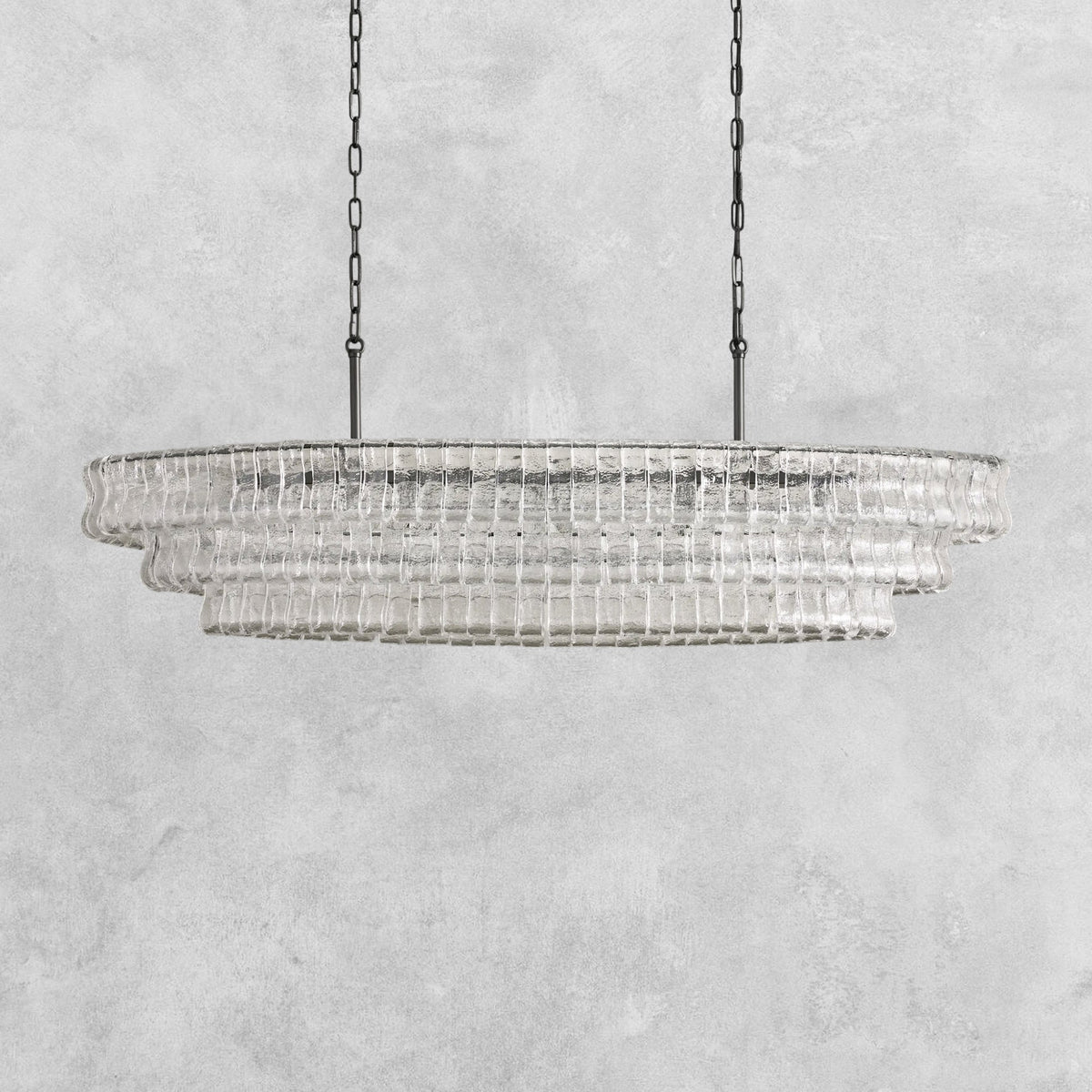 Ghiaccio Oval Chandelier