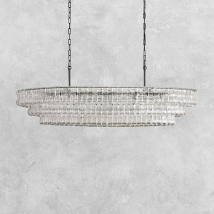 Ghiaccio Oval Chandelier