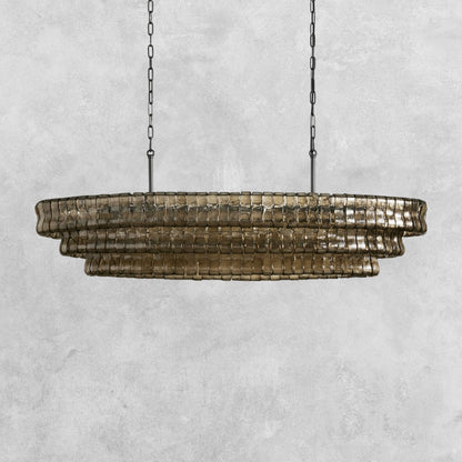 Ghiaccio Oval Chandelier
