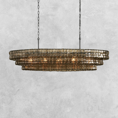 Ghiaccio Oval Chandelier
