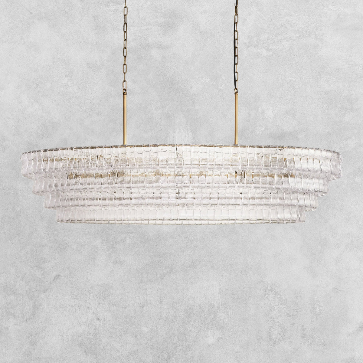 Ghiaccio Oval Chandelier