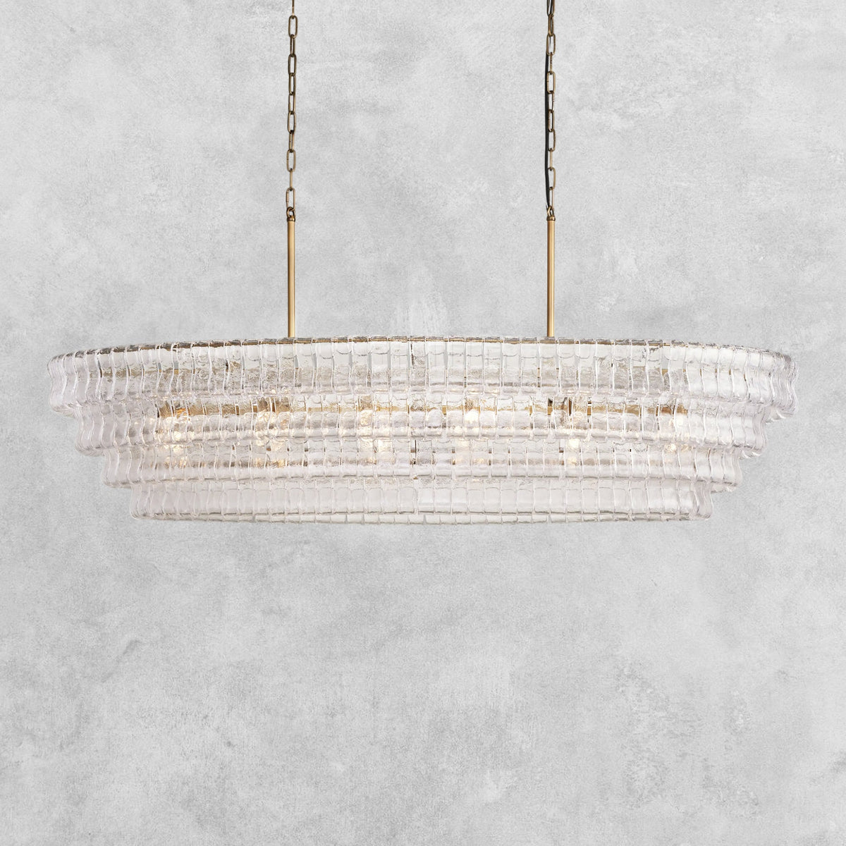 Ghiaccio Oval Chandelier