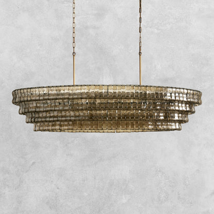 Ghiaccio Oval Chandelier