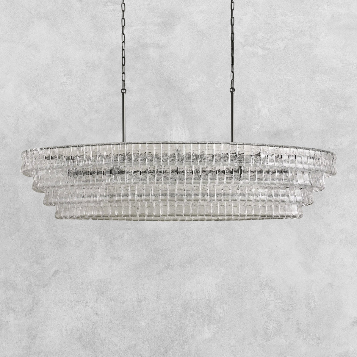 Ghiaccio Oval Chandelier