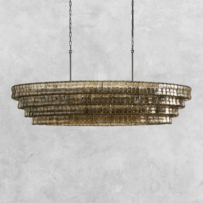 Ghiaccio Oval Chandelier