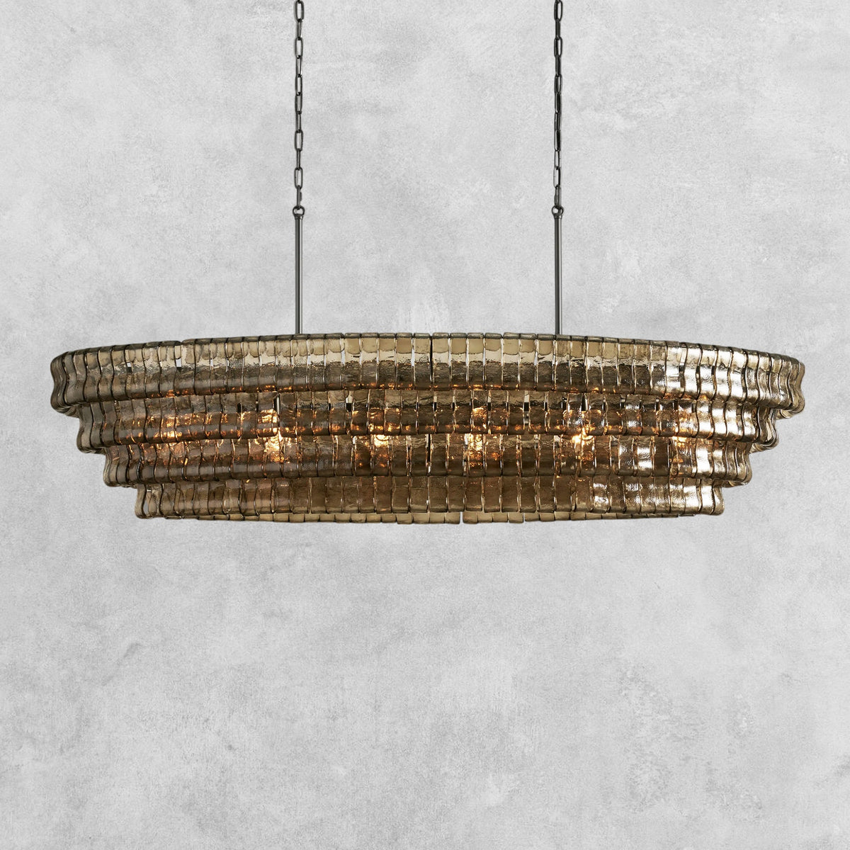 Ghiaccio Oval Chandelier