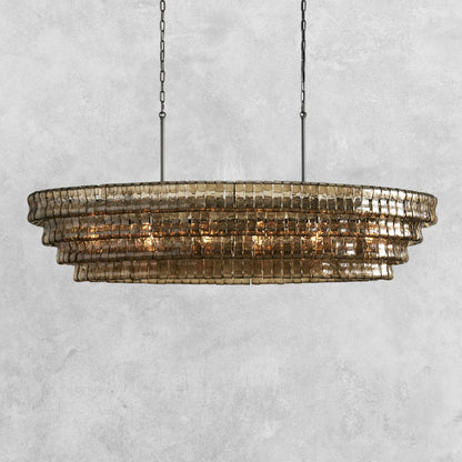 Ghiaccio Oval Chandelier