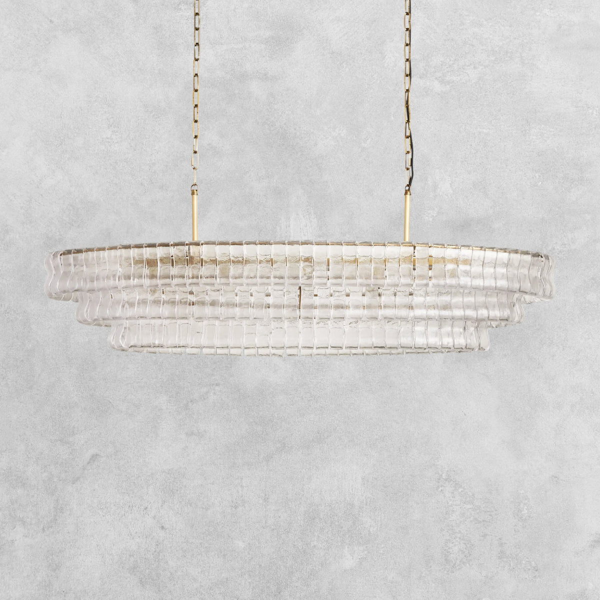 Ghiaccio Oval Chandelier