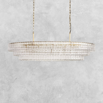 Ghiaccio Oval Chandelier