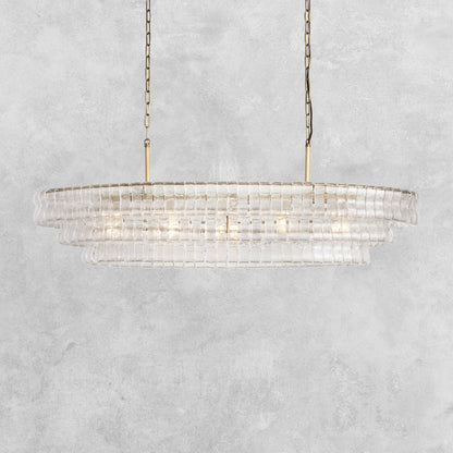 Ghiaccio Oval Chandelier
