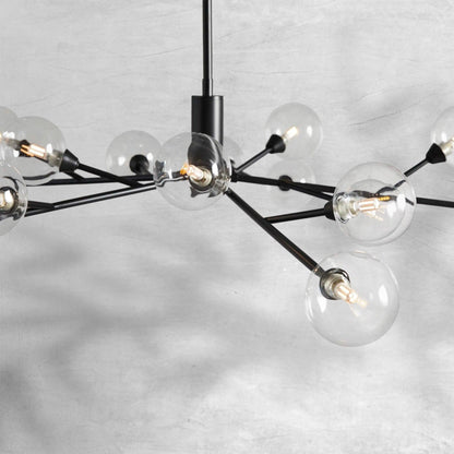 Apollo Round Chandelier 36"47"59"