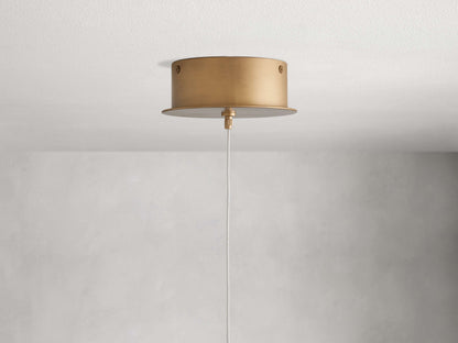 Ewen Natural Alabaster Single Pendant Light 5.5"D