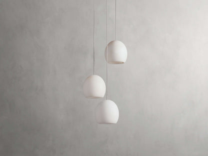 Ewen Natural Alabaster Round Chandelier 48"W