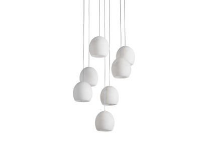 Ewen Natural Alabaster Round Chandelier 48"W