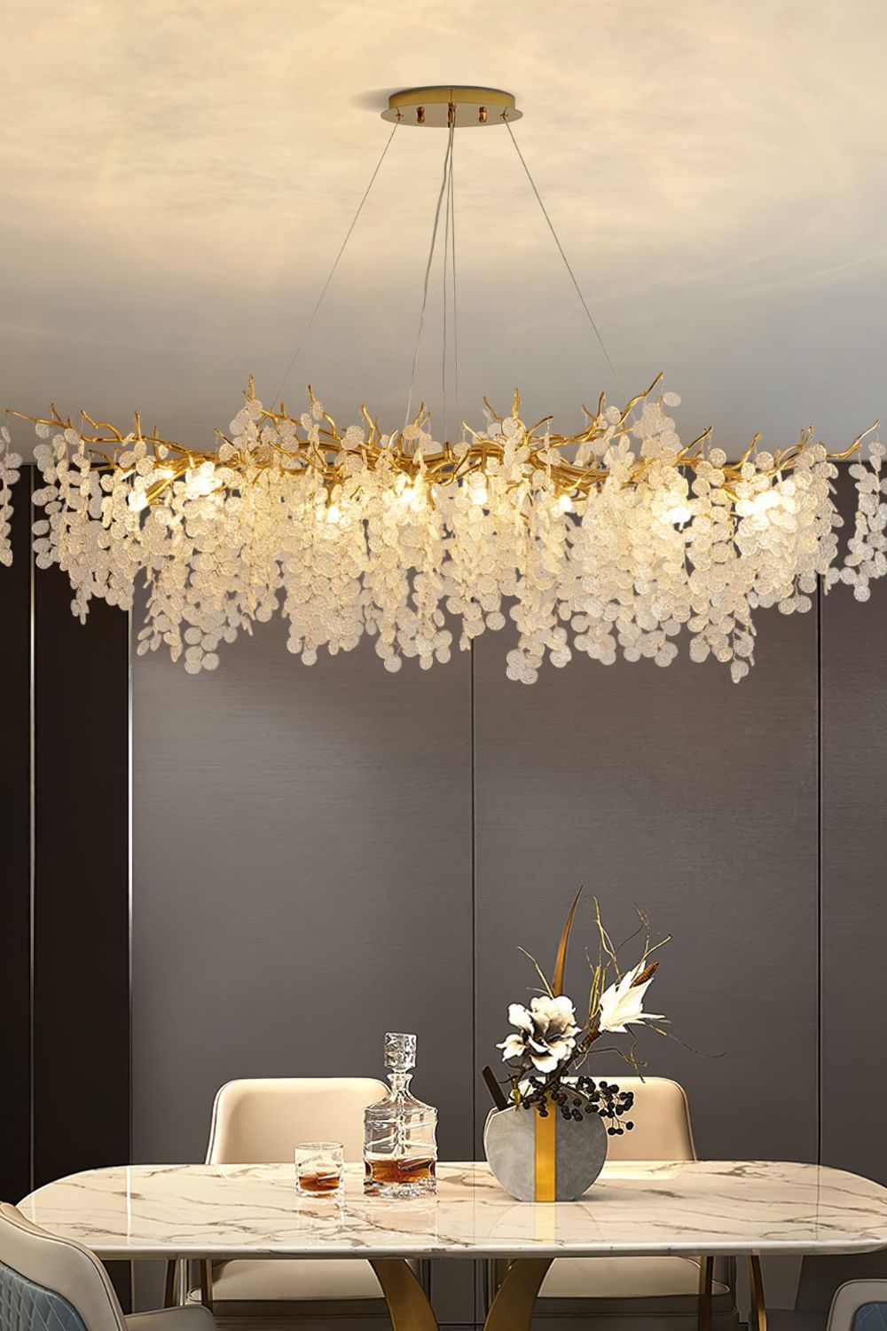 Shiro Noda Crystal Chandeliers - everlamps