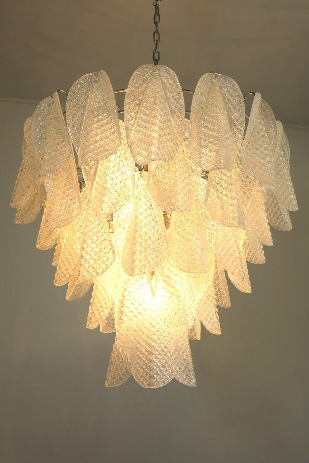 Rondini Transparent Art Glass Chandelier - view 12 | everlamps