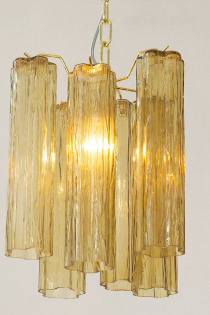 Amber Art Tronchi Glass Pendant Light - view 4 | everlamps