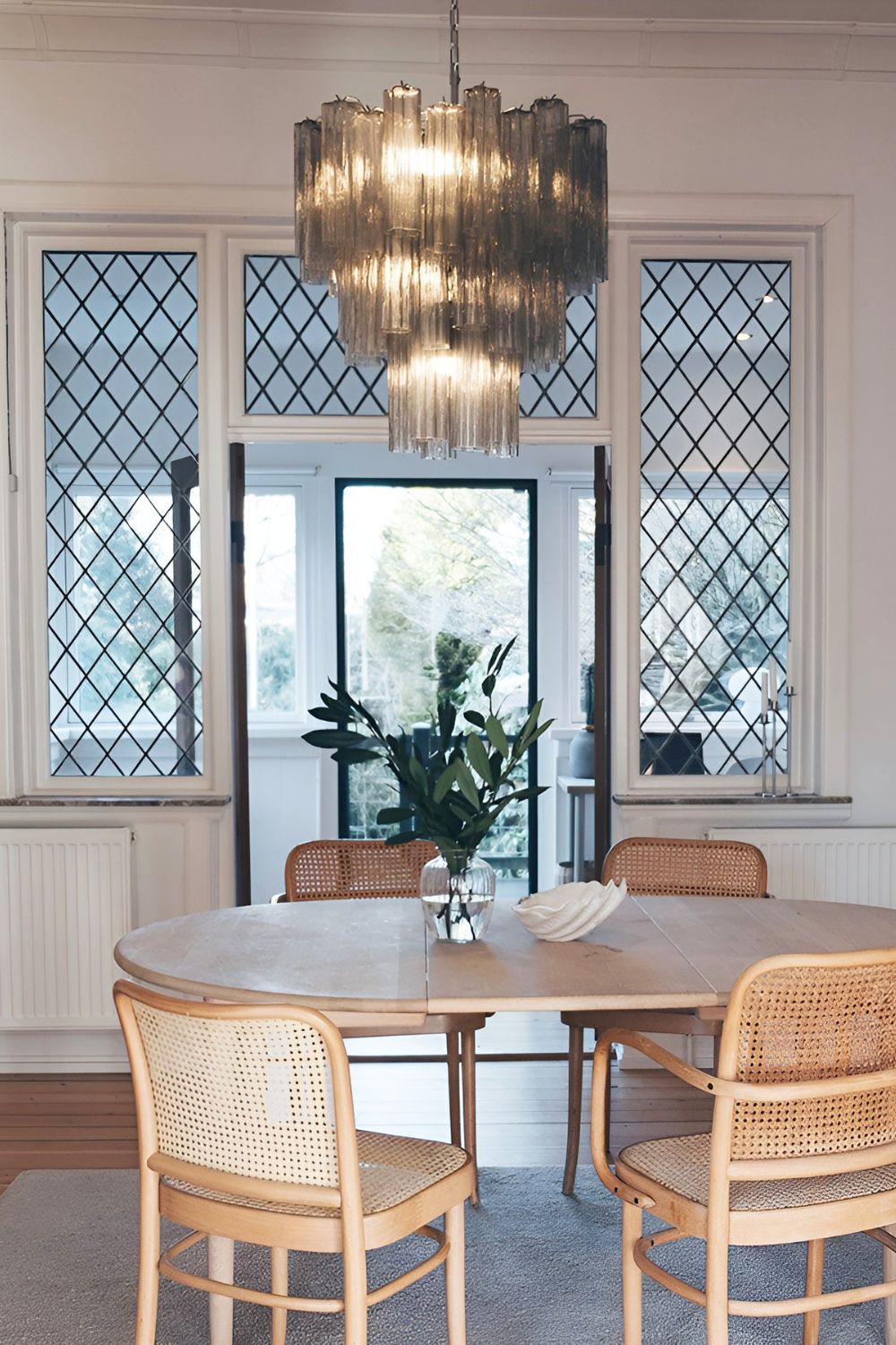 Smoked three-tier Art chandelier - view 3 | everlamps