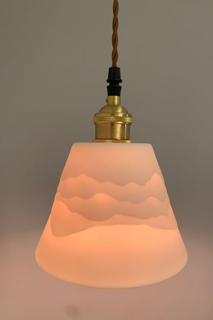Mountains Shadow Ceramic Pendant Lamp - everlamps