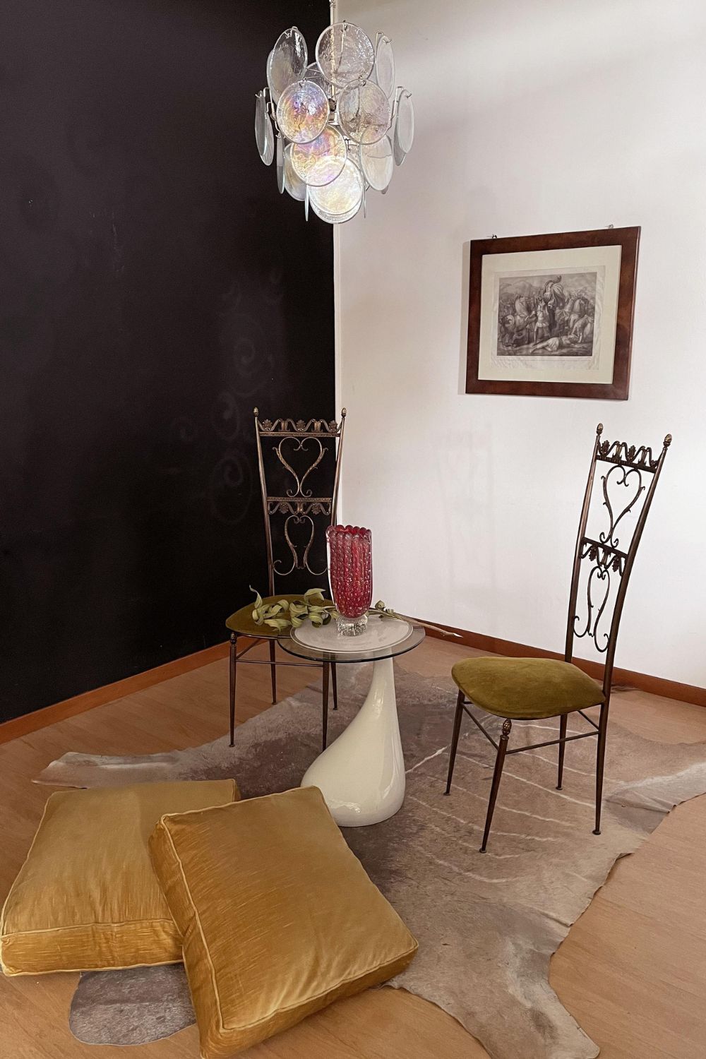 Iridescent Mid-Century Modern Art Chandelier - view 9 | everlamps